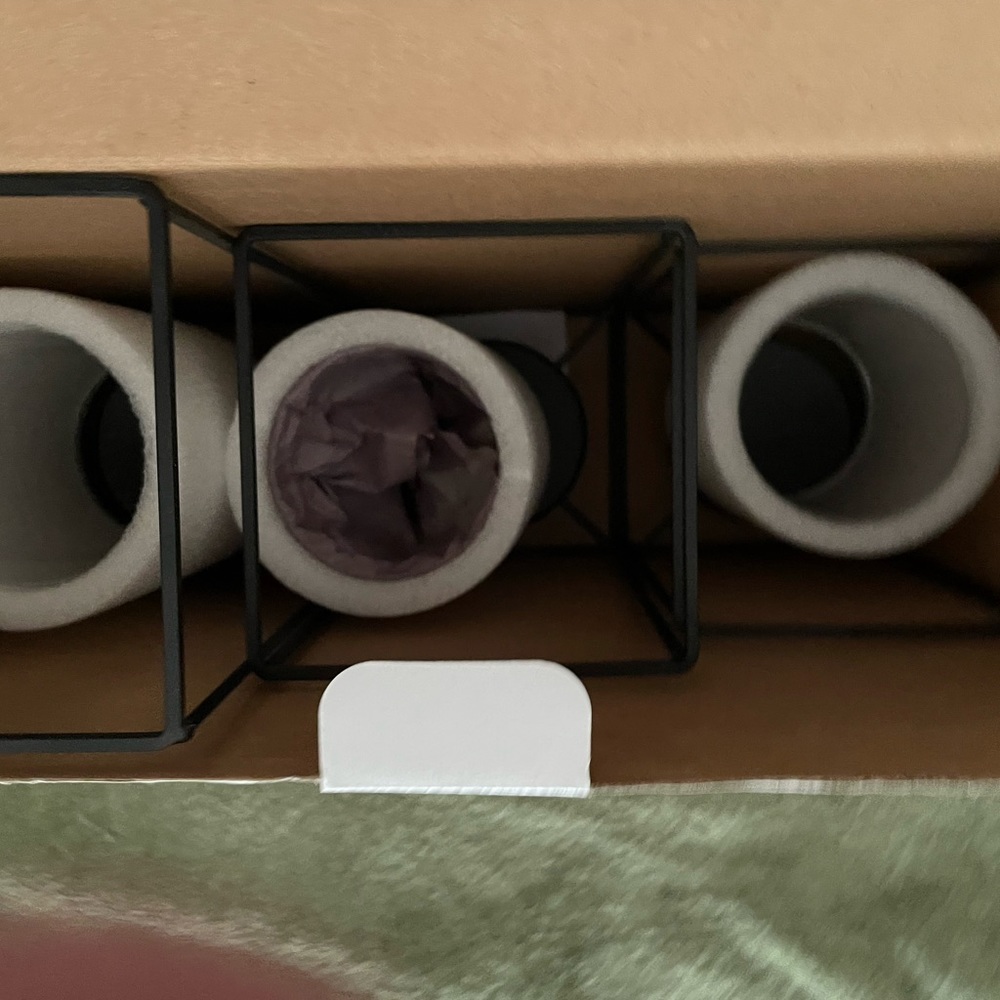 New Interiors by design decorative candle holder set with frame and glass - Picture 4 of 6